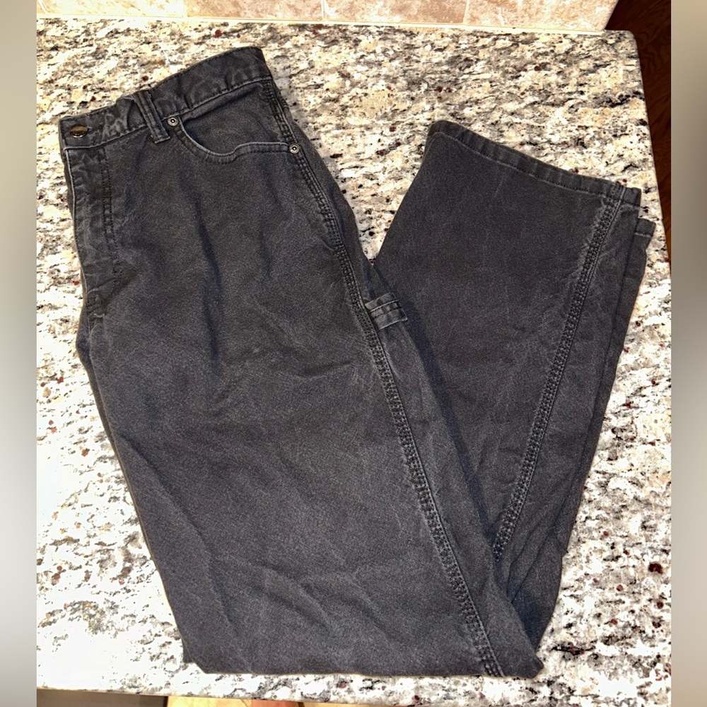 Dickies Men’s Denim Black Jeans Baggy Size 32x32
